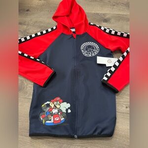 Mario Kart Active Zip Up Hoodie Size 14/ 16 New
